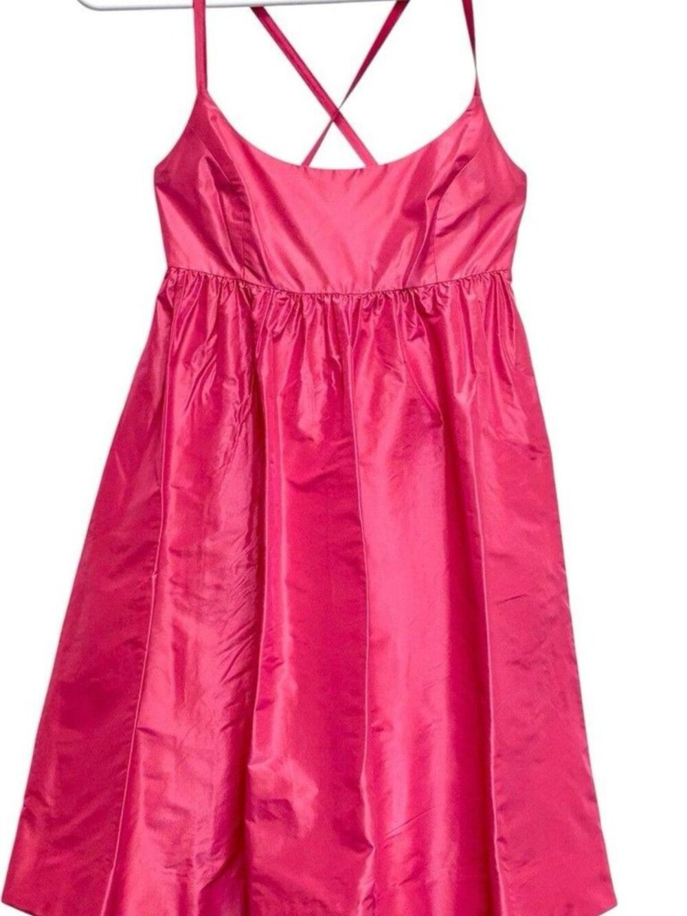 J.Crew Taffeta Pink Ballerina Dress - 6 - 100% Silk